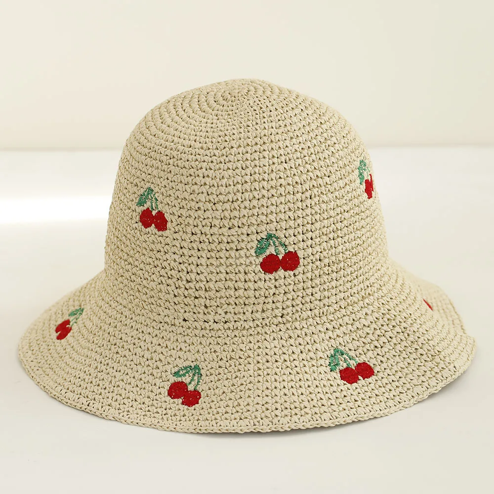 chapeau d'été pour femmes en paille