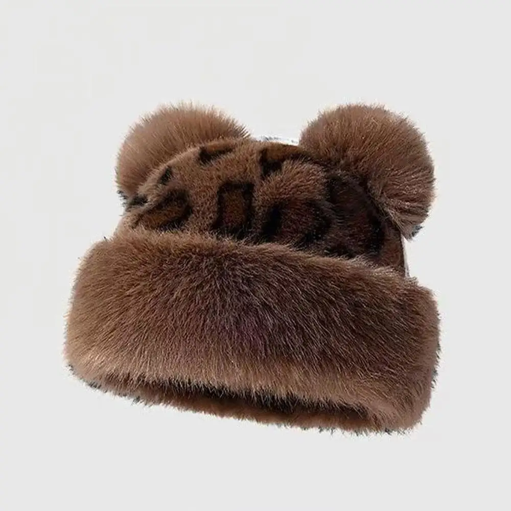 Chapeau fourrure moelleux